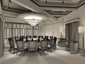 restaurant teahouse cafe drinks clubhouse 44 Model 3D