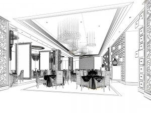 restaurant teahouse cafe drinks clubhouse 45 3D Model