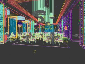 restaurant teahouse cafe drinks clubhouse 45 3D Model