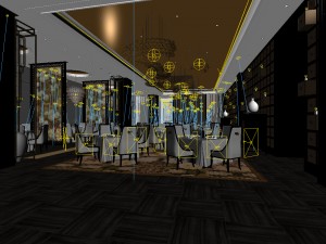 restaurant teahouse cafe drinks clubhouse 45 3D Model