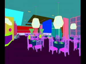 restaurant teahouse cafe drinks clubhouse 46 3D Model