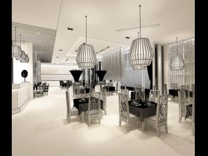 restaurant teahouse cafe drinks clubhouse 46 3D Model