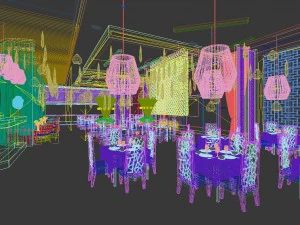 restaurant teahouse cafe drinks clubhouse 46 3D Model