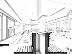 restaurant teahouse cafe drinks clubhouse 47 3D Model