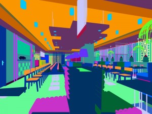 restaurant teahouse cafe drinks clubhouse 47 3D Model