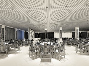 restaurant teahouse cafe drinks clubhouse 48 3D 模型