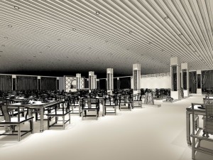 restaurant teahouse cafe drinks clubhouse 48 3D 模型