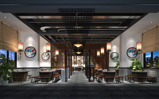 restaurant teahouse cafe drinks clubhouse 50 Modèle 3D .c4d .max .obj .3ds .fbx .stl .blend 
