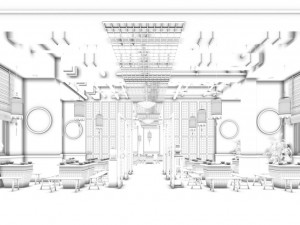 restaurant teahouse cafe drinks clubhouse 50 Modèle 3D