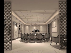 restaurant teahouse cafe drinks clubhouse 52 3D Model