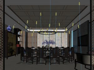 restaurant teahouse cafe drinks clubhouse 52 3D Model
