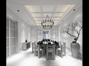 restaurant teahouse cafe drinks clubhouse 54 3Dモデル