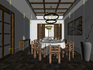 restaurant teahouse cafe drinks clubhouse 54 3Dモデル