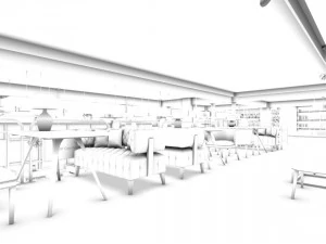 restaurant teahouse cafe drinks clubhouse 56 3D Model