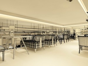 restaurant teahouse cafe drinks clubhouse 56 3D Модель