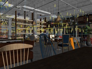 restaurant teahouse cafe drinks clubhouse 56 3D Модель