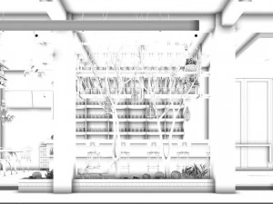restaurant teahouse cafe drinks clubhouse 56 3D Model