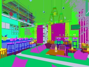restaurant teahouse cafe drinks clubhouse 57 3D Model
