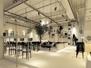 restaurant teahouse cafe drinks clubhouse 57 3D Model