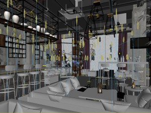 restaurant teahouse cafe drinks clubhouse 57 3D Model