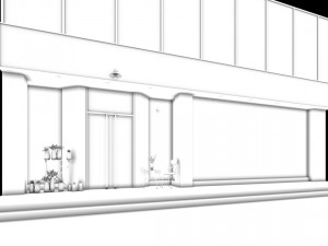 restaurant teahouse cafe drinks clubhouse 57 3D Model