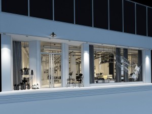 restaurant teahouse cafe drinks clubhouse 57 3D Model
