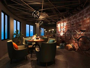 रेस्तरां टीहाउस कैफे पेय क्लबहाउस 58 3D मॉडल