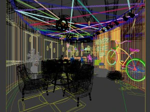 restaurant teahouse cafe drinks clubhouse 58 3D Model