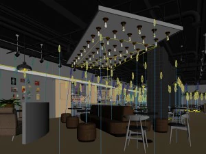 restaurant teahouse cafe drinks clubhouse 59 3D Model