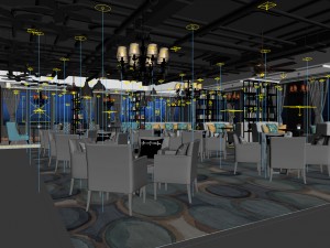 restaurant teahouse cafe drinks clubhouse 60 3D Model