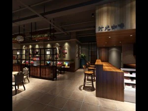 restoran kedai teh kafe minuman clubhouse 61 Model 3D