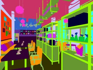 restaurant teahouse cafe drinks clubhouse 61 3D Model