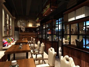 레스토랑 찻집 카페 음료수 클럽하우스 62 3D 모델