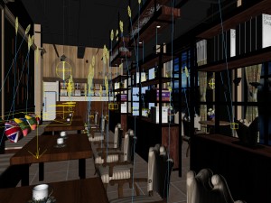 restaurant teahouse cafe drinks clubhouse 62 3D Модель