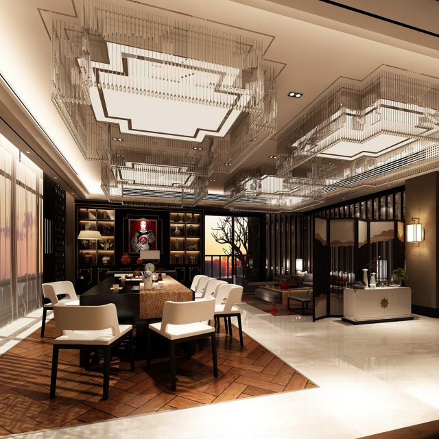 restaurant teahouse cafe drinks clubhouse 64 Modèle 3D .c4d .max .obj .3ds .fbx .stl .blend 