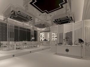 restaurant teahouse cafe drinks clubhouse 64 Modèle 3D