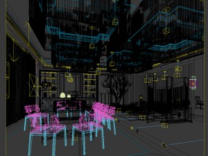 restaurant teahouse cafe drinks clubhouse 64 Modèle 3D