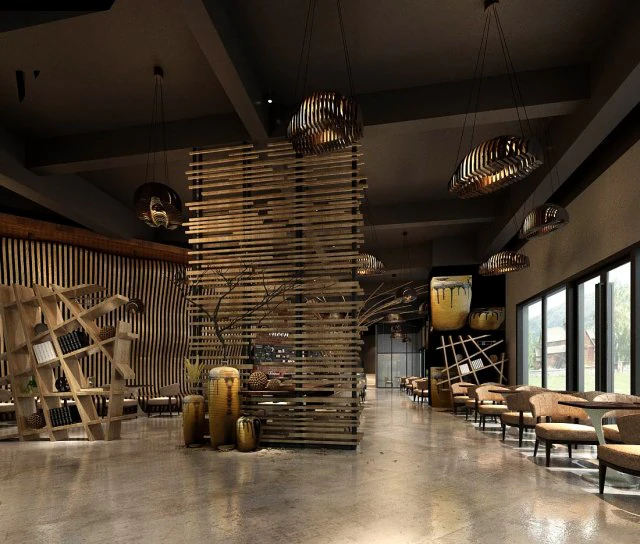 restaurant teahouse cafe drinks clubhouse 67 3D Model .c4d .max .obj .3ds .fbx .stl .blend