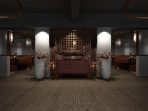 restaurant teahouse cafe drinks clubhouse 68 3D Model