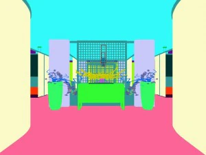 restaurant teahouse cafe drinks clubhouse 68 3D Model