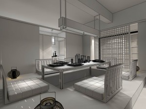 restaurant teahouse cafe drinks clubhouse 68 Model 3D
