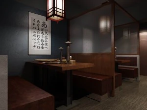 restaurant teahouse cafe drinks clubhouse 68 3D Model