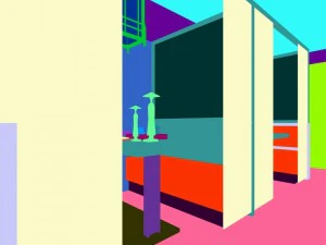 restaurant teahouse cafe drinks clubhouse 68 3D Model