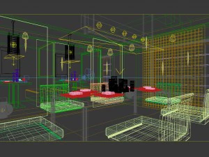 restaurant teahouse cafe drinks clubhouse 68 3D Model