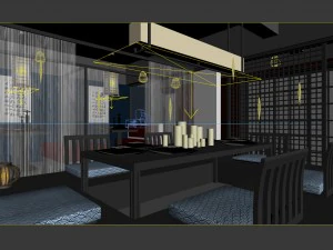 restaurant teahouse cafe drinks clubhouse 68 3D Model