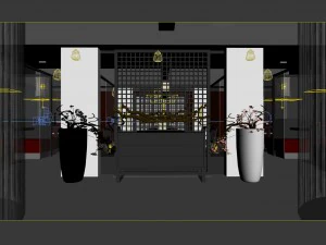 restaurant teahouse cafe drinks clubhouse 68 3D Model