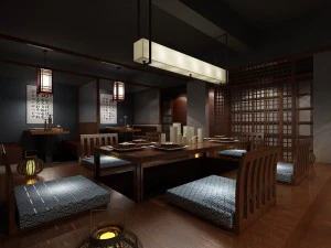 restaurant teahouse cafe drinks clubhouse 68 3D Model