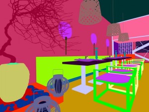 restaurant teahouse cafe drinks clubhouse 69 Modelo 3D