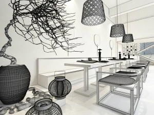 restaurant teahouse cafe drinks clubhouse 69 3D Model