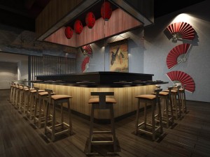 restaurant teahouse cafe drinks clubhouse 69 Modelo 3D